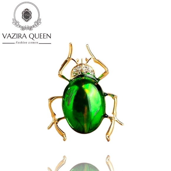 Vazira Queen Jewelry - VQ Bug Brooch